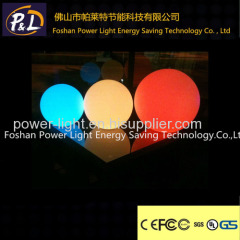 Color-Changing Waterproof Outdoor LED Round Lighted Ball with Remote Control