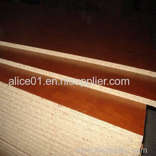 ISO9001:2000 standard Poplar core Satin Melamine Faced particleboard