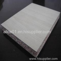 Satin Melamine Faced particleboard Poplar core ISO9001:2000 standard