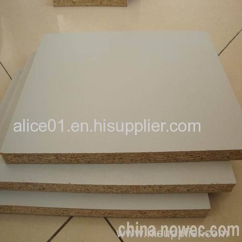 Mixed wood core ISO9001:2000 standard Satin melamine faced chipboard (MFC)