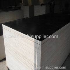 Black film Shuttering Plywood Poplar core ISO9001:2000 Standard