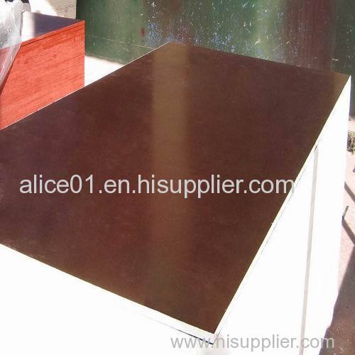 Poplar core ISO9001:2000 Standard Film Faced Plywood with Melamine glue