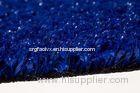 7300Dtex Blue Synthetic Turf Grass Commercial Artificial Turf For Decoration