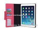 Melon Pattern PU Leather Cell Phone Case Pink For Ipad 5 , PC Hard Cover Shell
