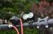 Waterproof IPX6 2000 Lumen LED Bicycle headlight 20W , 4*18650 battery pack