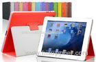 Vibration Proof Orange PU Leather Tablet Case For Android Tablet And For iPad 2&3 Frosted Protevtiv