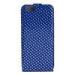 Blue Handmade Boys Leather Apple iPhone Case With Star Pattern , Eco-friendly