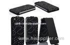 Flip Apple Iphone 5 Leather Cases Handmade Alligator Phone Protective Cases