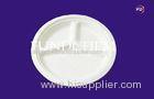 Bleaching 10 Inches Three Spaces Bio Degradable Plates For Takeaway Food