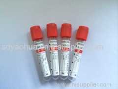 Plain blood collection tube