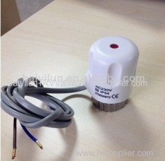 ce 230v NC Thermal electric actuator with wax sensor