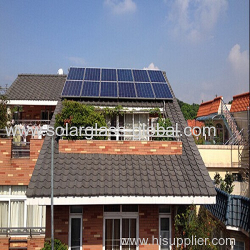 Mini solar project on grid solar panel system 1500W