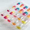 Gradient Color Fragrant Fake Nails French Style Full Cover Artificial Nail