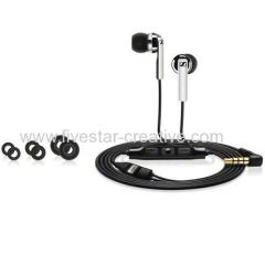 Sennheiser CX2.00i In-Ear Canal Headset With Apple Integrated Microphone Black for iPhone iPad iPod