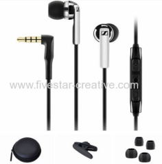 Sennheiser CX2.00i In-Ear Canal Headset With Apple Integrated Microphone Black for iPhone iPad iPod