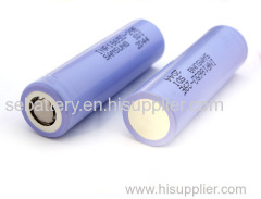 Rechargeable li-ion 18650 samsung battery