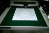 Vinyl sticker sample maker cutting machine