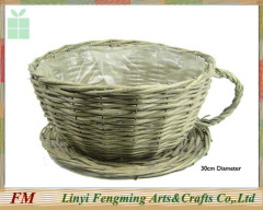 Christmas oval willow tray