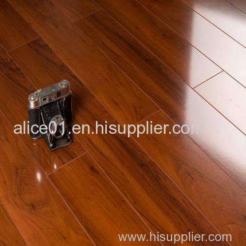 ISO9001:2000 Standard High glossy HDF/MDF Laminate Flooring