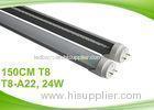 Aluminum Alloy 5 Feet 150CM T8 LED Tube Light 24W , High CRI 80Ra T8 LED Lamp IP44