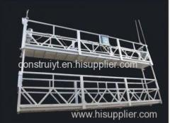 Double deck Aluminium Alloy Suspended Access Platform Cardle for Building Maintenance