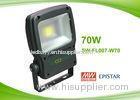 Rainproof IP65 220V 110V 70 watt LED Flood Lights 70Ra , LED Garden Flood Light
