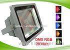 DMX 512 Outdoor Color LED Flood Lights Fixture with COB Led Chip for Tunnel , Subway