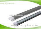 Aluminum 8 Watt 2G11 Pure / Cool / Warm White LED Tube 4 Pin with 3 years Warranty