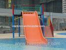 Fiberglass Kids Wide Slide, 5.0m Height Water Park Slides For Pools