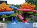 Open Close Style Fiberglass Water Two Slides, Body Slide Equipment 8m Height