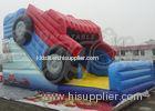 Giant Monster Truck Kids Inflatable Slides For Outdoor Playground Rentals