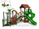 Custom LLDPE Plastic Steel Backyard Kids Outdoor Playground Set Equipment