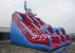 Commercial Grade Kids Inflatable Slides Superman Blue Red For Outdoor Parties