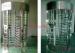 Electronic Full Height Security Turnstiles 120 Degree Rotation Control Pedestian