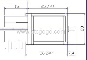 3 way 2 position plastic micro valve for small pneumatic pump