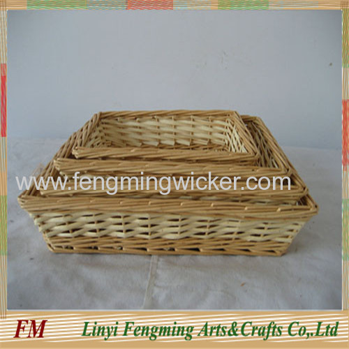 Gift willow basket with lid