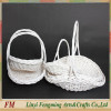 Boat shape wicker flower basket gift basket for wedding