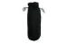 Black Leather Drawstring Pouch For Perfume Packing Washable / Recycle