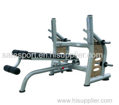 Olympic decline and flat bench strength machine
