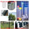 Supplier Galvanized and PVC Coated Diamond Mesh Cylcone Chain Wire Chain Link Fence
