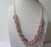 Fashion Multiple Colorful Crystal Necklace