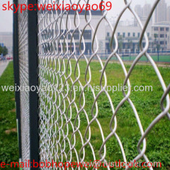 Factory price with PVC or Galvanized chain link fencing