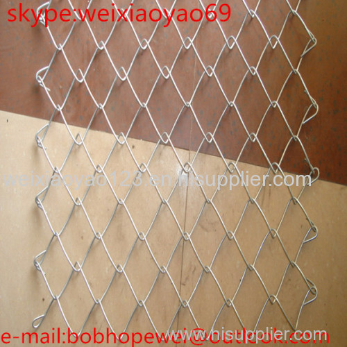 high quality chain link fence( pvc coated and galvanized)