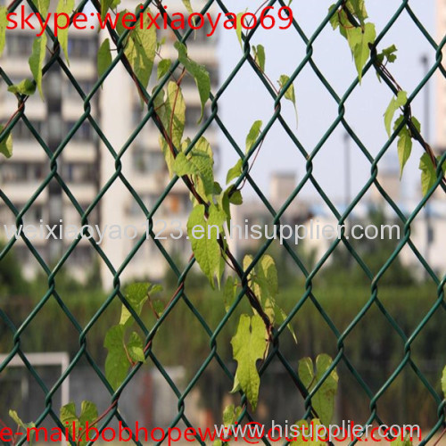 PVC galvanized used chain link fence for sale