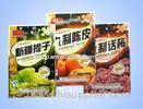 Promotional Plastic Food / Snack Packaging Bags with Three Side Seal