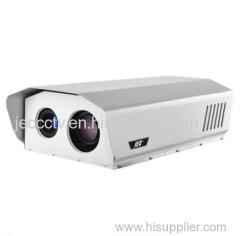 Double-window CCTV camera housing