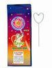 long lasting heart shaped wedding sparklers morning glory firework