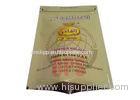 Three Side Seal Flexible Packaging Bag With Zipper Lock For Tobacco