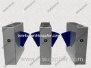 Double Wing IR Sensor Flap Barrier Gate Card Reader Or Push Button Turnstile