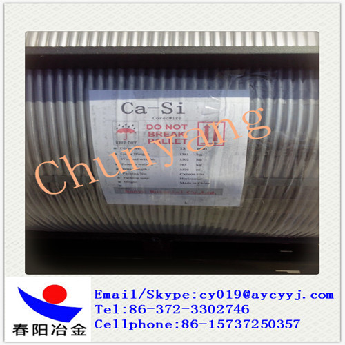 ISO9001 CaSi Alloy Cored Wire as Inoculant and Adiictive